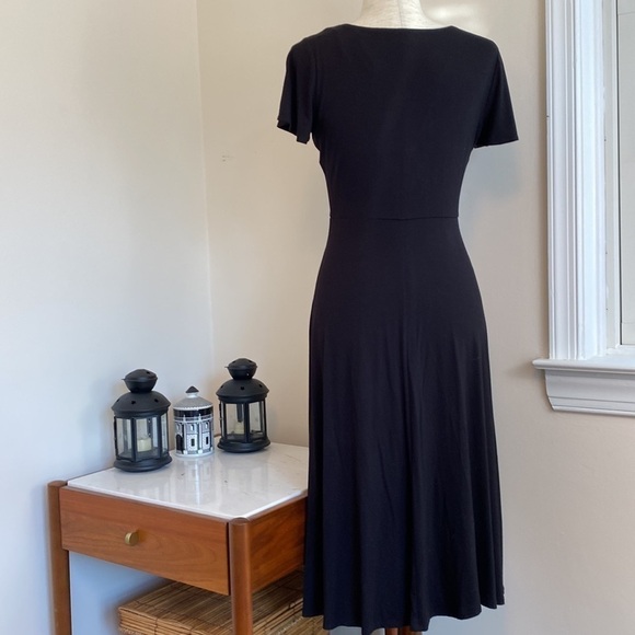 Cynthia Rowley midi knit dress wrap top size small - Picture 2 of 9